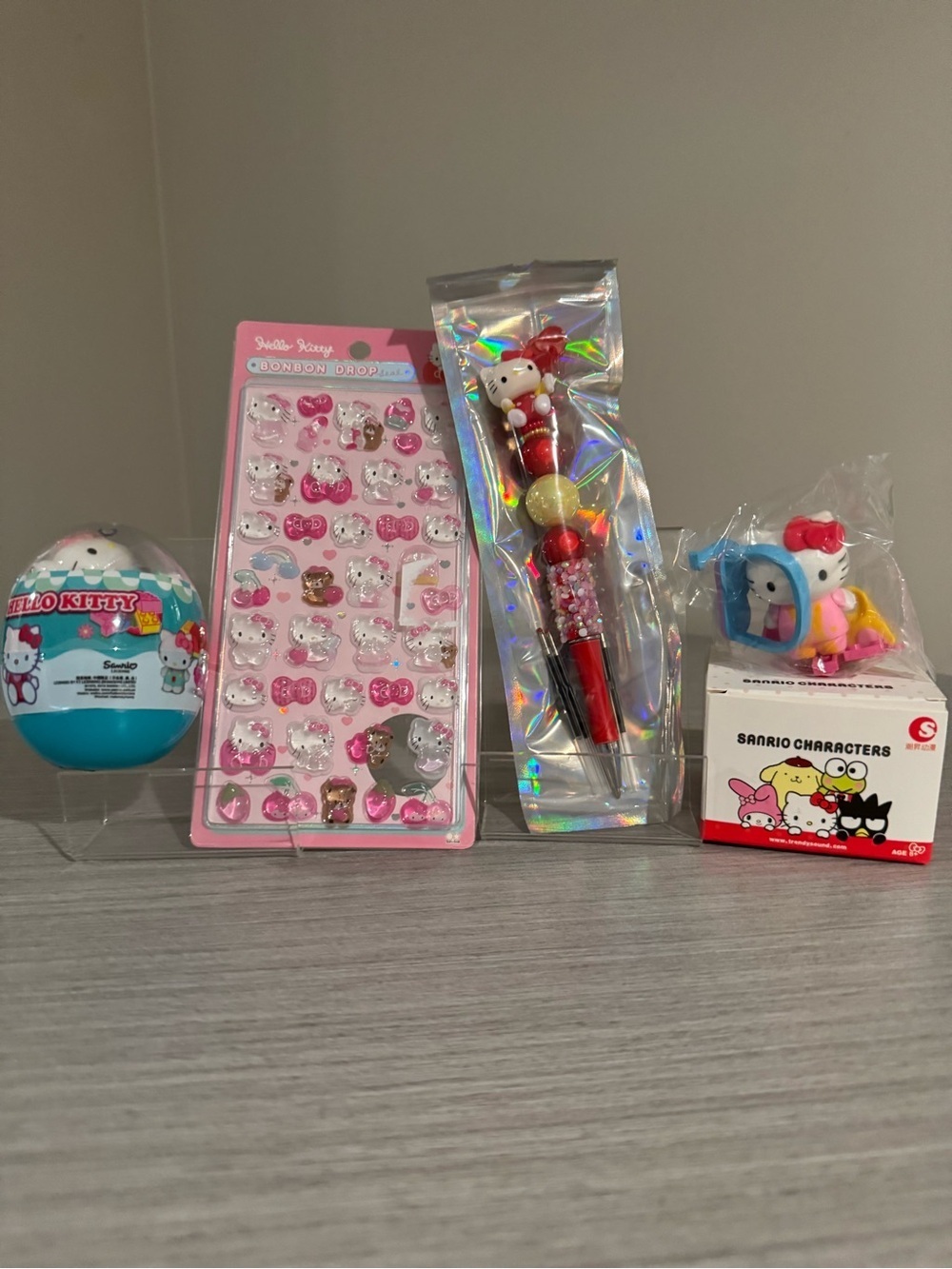 Sanrio Hello Kitty Pink & Red Sanrio Mini Toy and Accessory Set